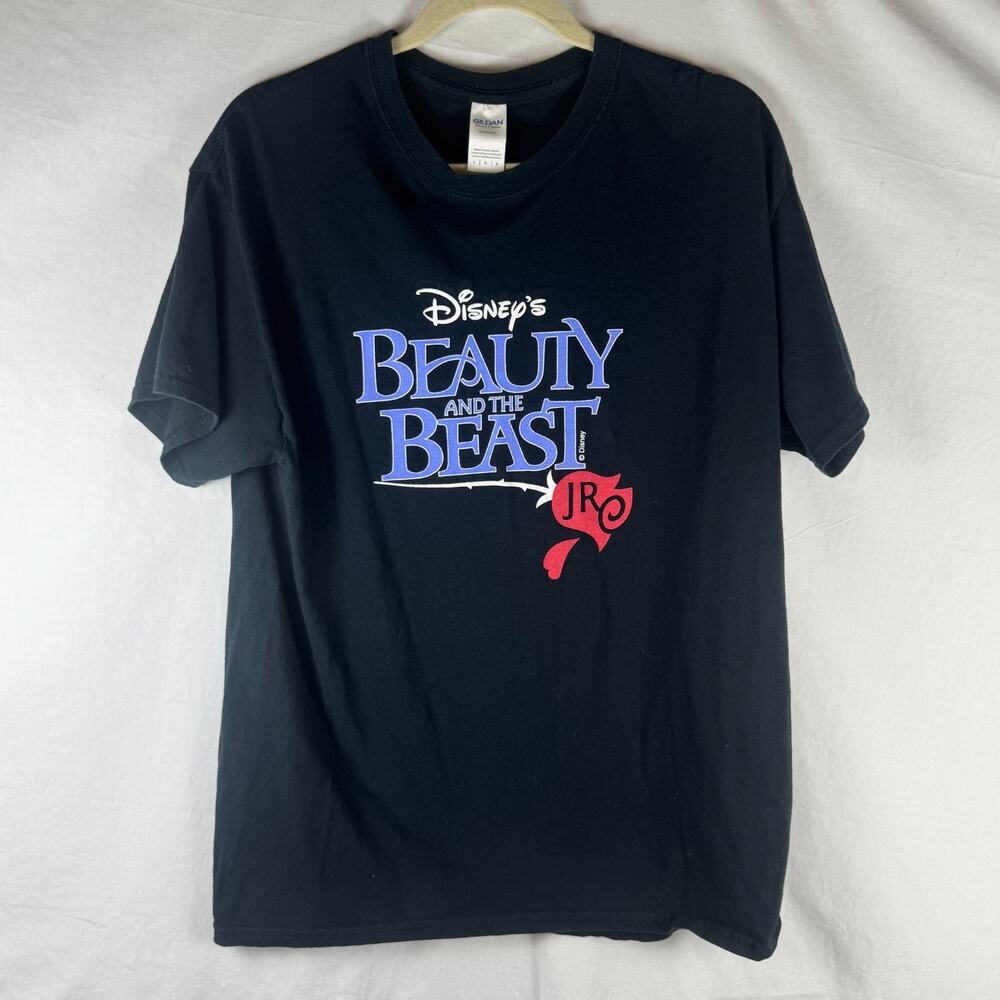 Disney Beauty and the Beast Vintage 90's T-shirt black size L